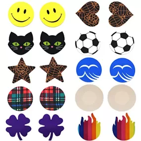 10 Pairs Cosfan Women Sexy Charming Funny Disposable Pasties Nipple Cover Lingerie on Bra