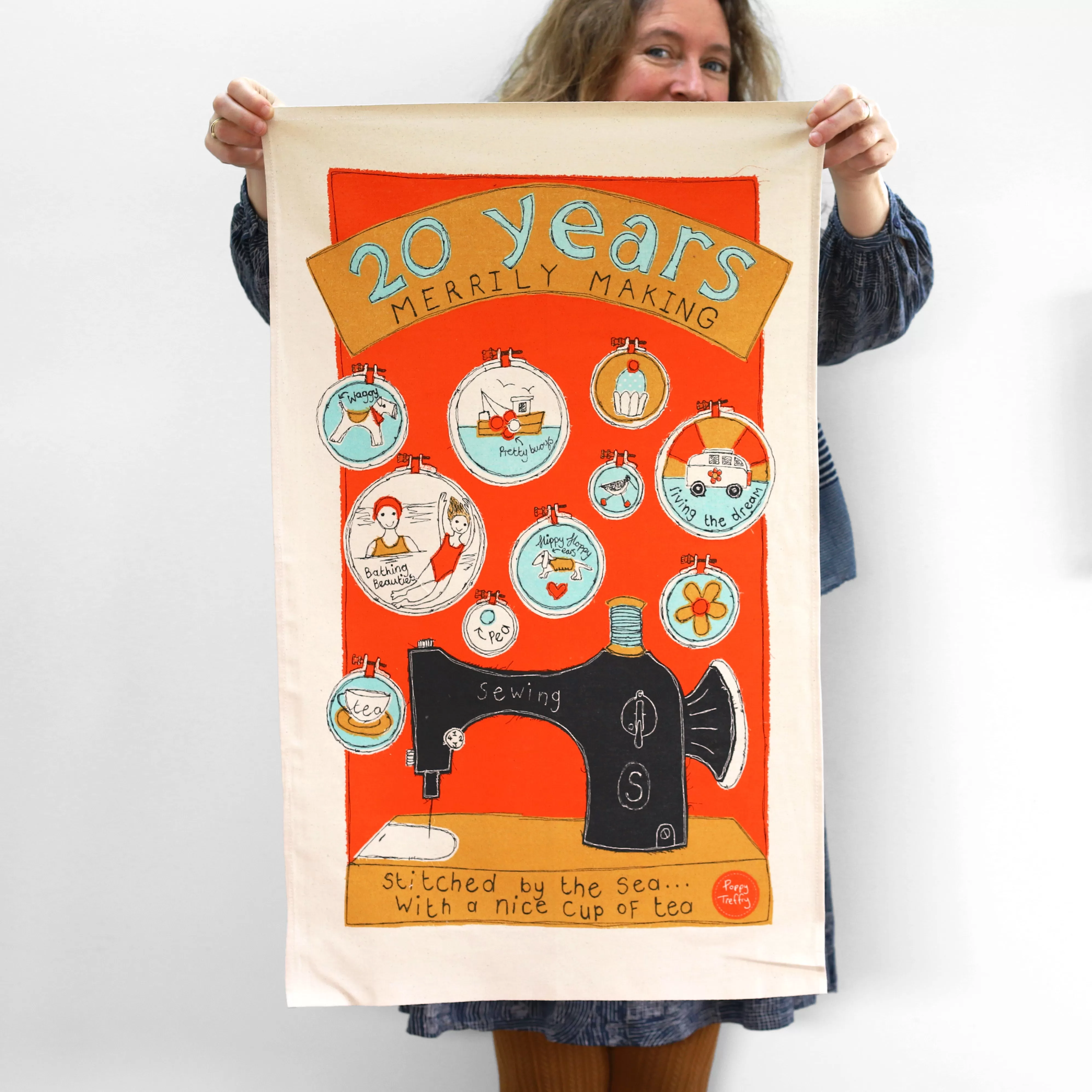 20 year anniversary tea towel