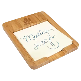 Bamboo Sticky Note Holder