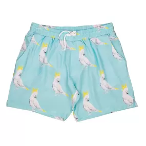 Green Cockatoo Men's Boardshorts