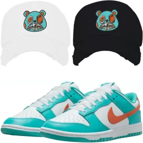 Miami Dolphin Dunks Dad Hat to Match - MIAMI MONEY TALKS BAWS