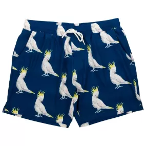 Navy Cockatoo Men's Boardshorts