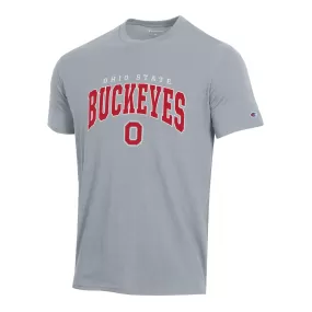 Ohio State Buckeyes High Density Print Gray T-Shirt