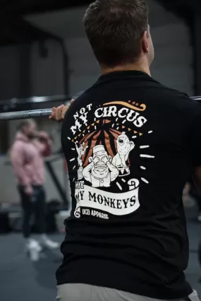 UGD Apparel 'NOT MY CIRCUS' Unisex Training Tee Black