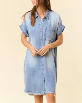 You Look Like You Love Me Denim Dress